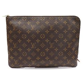 Louis Vuitton Clutch Etui Voyage MM in tela Monogram