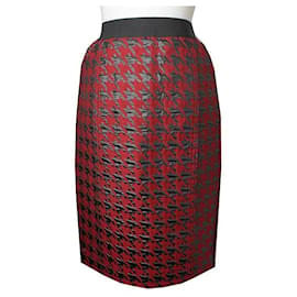 Dolce & Gabbana Falda de cuadros pata de gallo