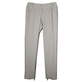 Pantalones de seda beige - Dior
