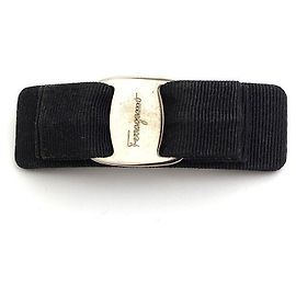 Salvatore Ferragamo Fermaglio per capelli Vara nero