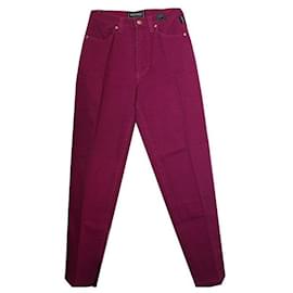 Pantalones de mezclilla fucsia - Versace