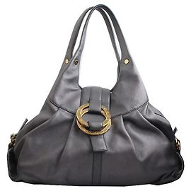 Bulgari Borsa a Spalla Chandra Grigio Antracite