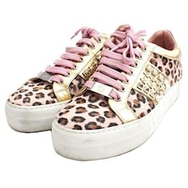 Philipp Plein Leopard Deerskin Sneakers