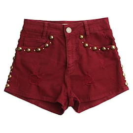Pantaloncini in denim bordeaux - Sandro