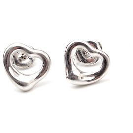 Tiffany & Co Orecchini Tiffany Silver Open Heart