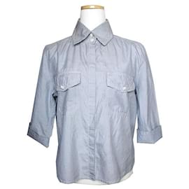 Chanel Camicia di seta a righe