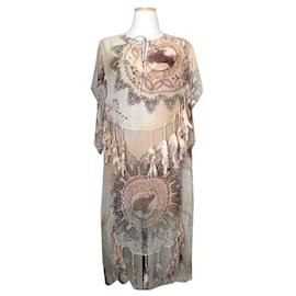 Vestido de gasa de seda Christian Boutique Shoreline - Dior