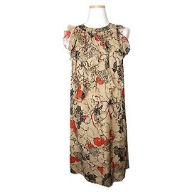Valentino Vestido de seda estampado