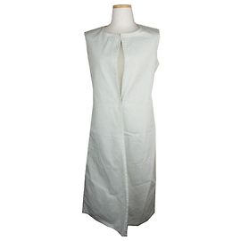 Jil Sander Chaleco largo de algodón menta