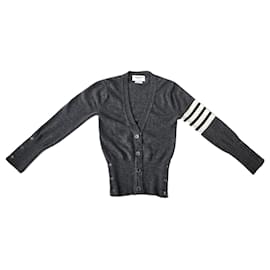 Grauer Kaschmir-Cardigan für Damen Größe - Thom Browne