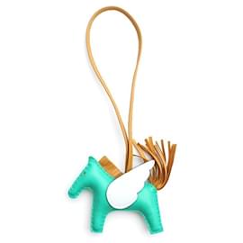 Pingente de bolsa Pegasus Rodeo Verde Small - Hermès