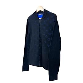 Louis Vuitton Giacca bomber in maglia drop knit con monogramma