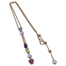Collana Bulgari in oro con pietre preziose e diamanti