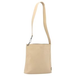 Borsa a Spalla GUCCI in Pelle Beige Argento 91761 Auth 178313