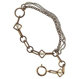 Bracciale LOUIS VUITTON Brassles Chne Vegas in metallo Gold M65362 LV Auth 179885
