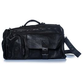 Marsèll Marsell, bolsa duffel de couro preto