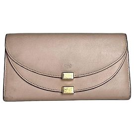 Chloé Cartera Vintage Chloe de piel granulada Blush