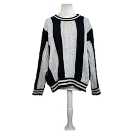 Vintage Escada Baumwollpullover Navy