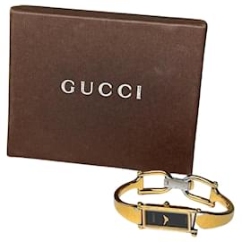 Bracciale in smalto vintage Gucci Y2K Oro Nero