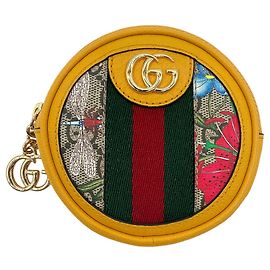 Gucci GG Floral Round Wallet/Coin Purse