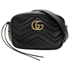 Borsa a tracolla trapuntata Gucci con catena