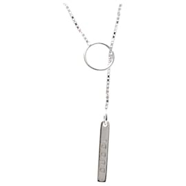 Collana lariat GUCCI in oro bianco 18K