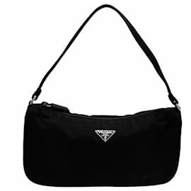 Borsa Prada Triangle Plate Logo Tessuto Pocono