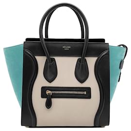 Céline Borsa Luggage Celine in pelle e scamosciato