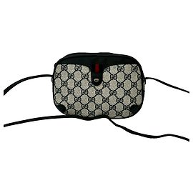 Borsa a tracolla in pelle Gucci Vintage Sherry Line GG Logo