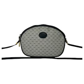 Gucci Vintage Micro GG Logo Leder Mini Schultertasche/Pouch