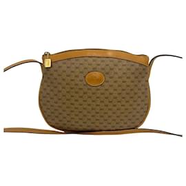 Borsa a Spalla/Pochette in Pelle Gucci Vintage Micro GG Logo
