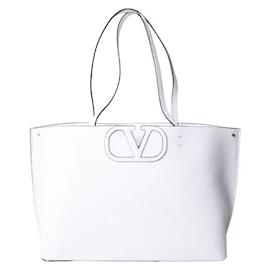 Borsa Shopper Logo Fillme Small Bianca - Valentino
