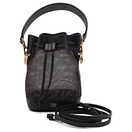 Mini Borsa Bucket Montrezzo con coulisse e Borsa a Spalla Crossbody - Fendi