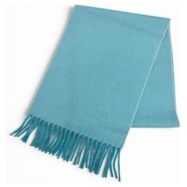 Hermes Cashmere Stola Blau Türkis - Hermès