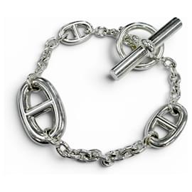 Hermes Farandole 925 Chaine d'Ancre Pulseira de Charme - Hermès