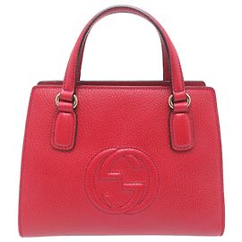 Borsa Gucci Soho in pelle rossa