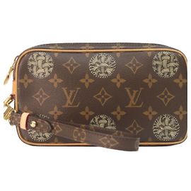 Louis Vuitton x Christopher Nemeth Monogram Pochette Volca Clutch Bag