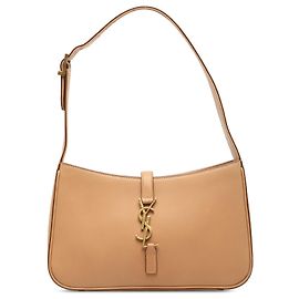 Saint Laurent Le 5 a 7 in pelle di vitello liscia marrone