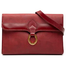 Dior Red Diorissimo Trotter Coated Canvas Crossbody