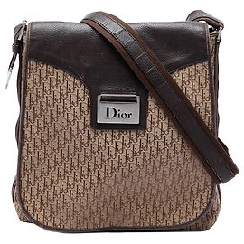 Dior Marrone Diorissimo Trotter Canvas Street Chic Crossbody