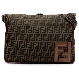 Fendi Marrone Zucca Canvas Crossbody