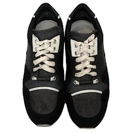 Dior Homme Sneakers in pelle e scamosciato nero