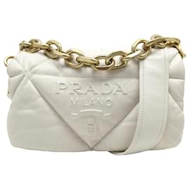 BORSA A MANO PRADA SPECTRUM IN PELLE NAPPA CON TRACCOLLA A CATENA DORATA - Prada