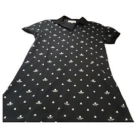 Courreges Courrèges Logo Polo-Kleid - Schwarz