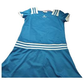 Courreges Abito estivo Courrèges Sport Futur blu e bianco