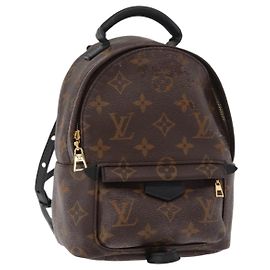 LOUIS VUITTON Monogram Palm Springs MINI Backpack M44873 LV Auth 179744A