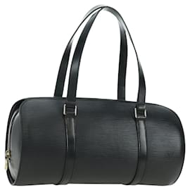 Borsa LOUIS VUITTON Epi Soufflot Nera M52222 LV Auth am11627V