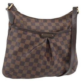 LOUIS VUITTON Damier Ebene Bloomsbury PM Shoulder Bag N42251 LV Auth bs35283