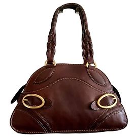 Tod's Treccia Bauletto Hobo Bag aus braunem Leder