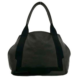 Bolsa Tote Balenciaga em couro preto